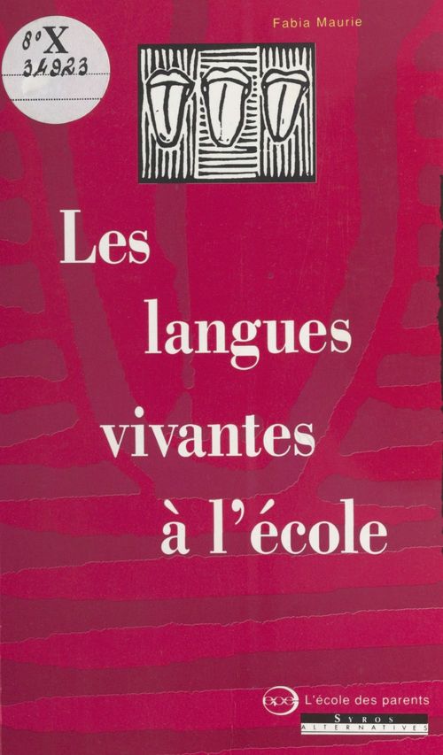 Couverture ebook de Les Langues vivantes à l'école, de Maurie Fabia