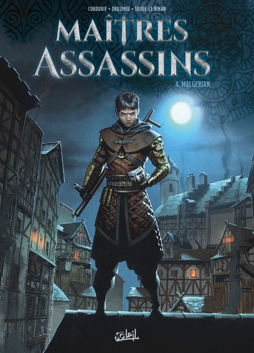 Couverture ebook de Les Maîtres assassins T04 - Malgerian, de Sylvain Cordurie