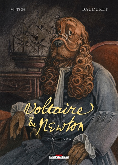 Couverture ebook de Voltaire et Newton T02 - Nusqama, de Mitch