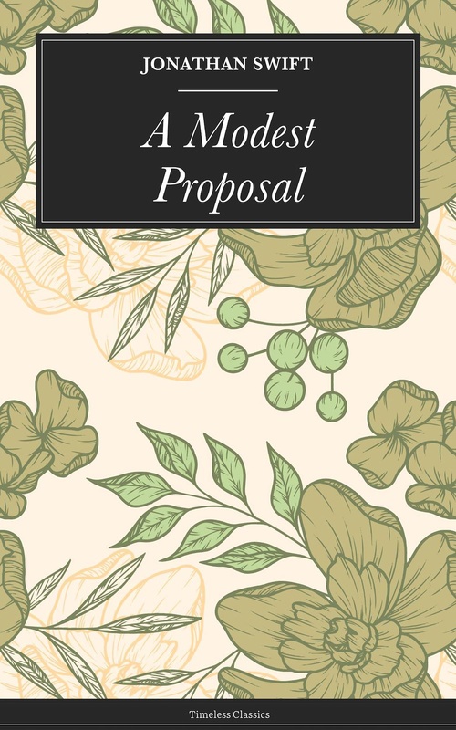 Couverture ebook de A Modest Proposal, de Swift Jonathan