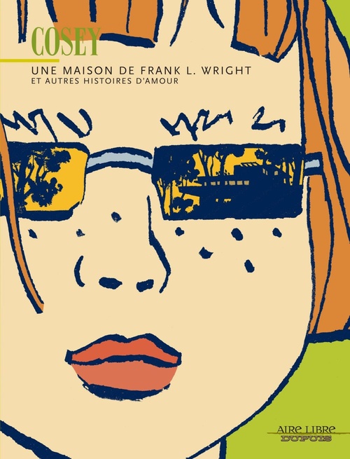 Couverture ebook de Une maison de Frank L. Wright, de Cosey