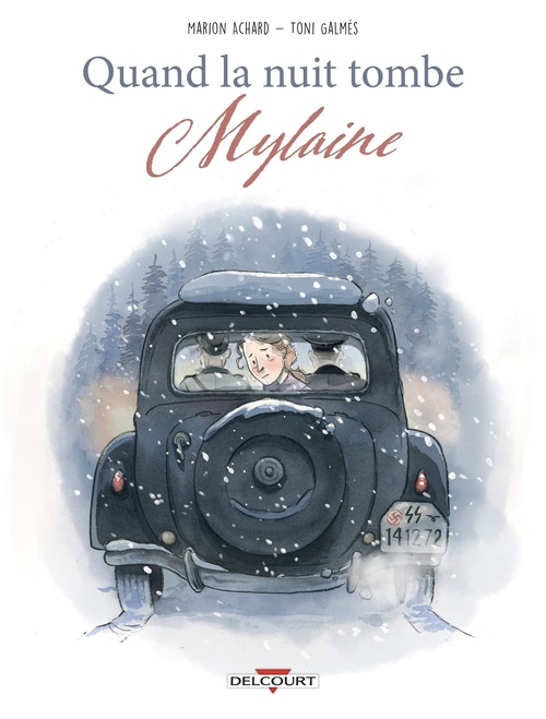 Couverture ebook de Quand la nuit tombe - Mylaine, de Marion Achard