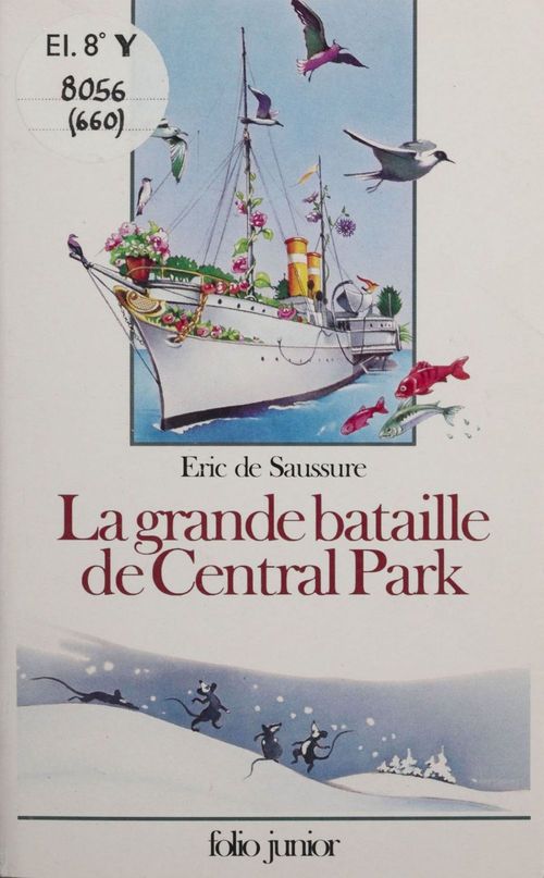 Couverture ebook de La Grande Bataille de Central Park, de Saussure/Boussot