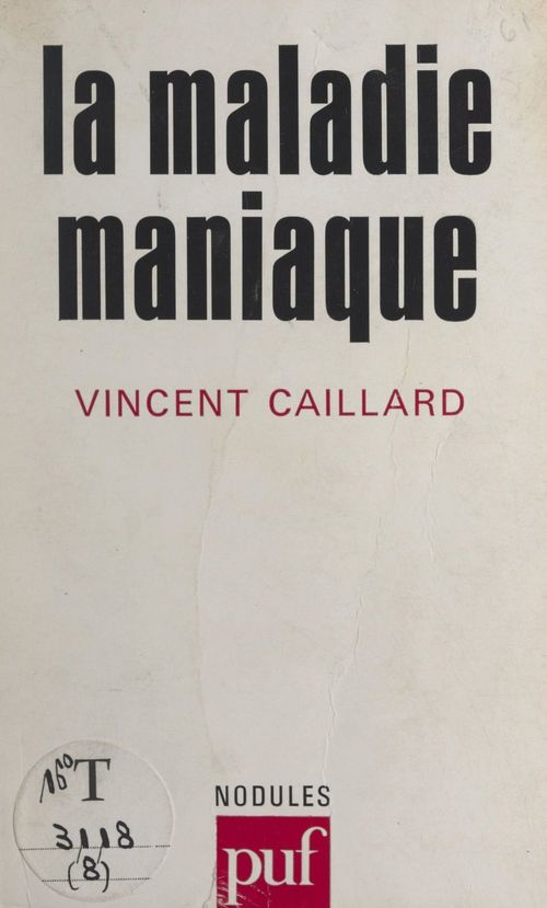 Couverture ebook de La maladie maniaque, de Vincent Caillard