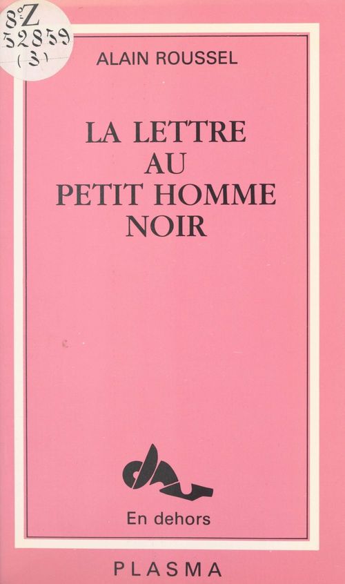Couverture ebook de La lettre au petit homme noir, de Alain Roussel