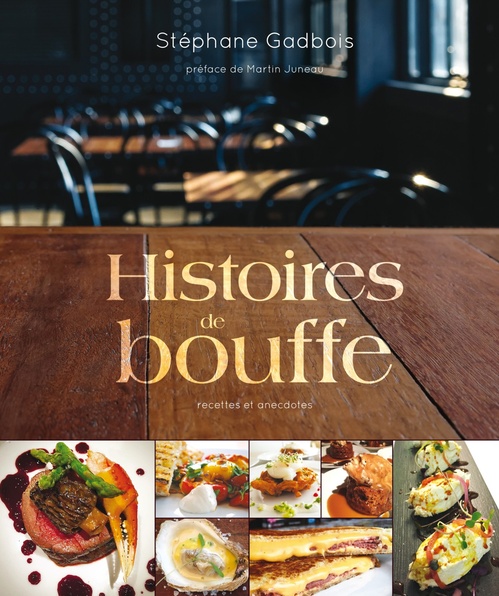 Couverture ebook de Histoires de bouffe, de Stéphane Gadbois