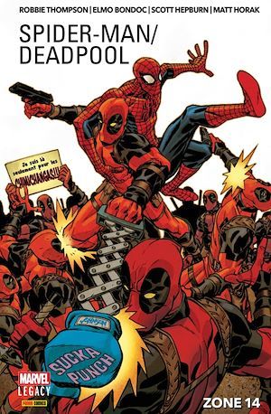 ebook cover of Spider-Man/Deadpool (2018) T02, by Robbie Thompson, Elmo Bondoc, Mattt Horak, Scott Hepburn