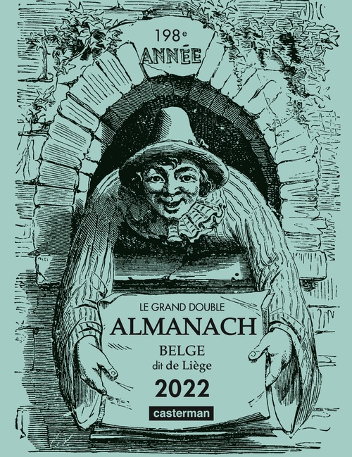 Couverture ebook de Le Grand double almanach belge, dit de Liège 2022, de Collectif