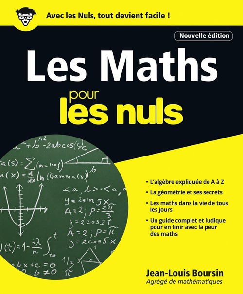 ebook cover of Les maths Pour les Nuls NE, by Jean-Louis Boursin, Marc Chalvin