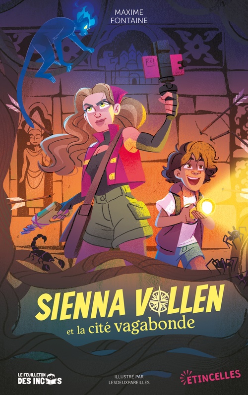 ebook cover of Sienna Vollen et la cité vagabonde, by Maxime Fontaine
