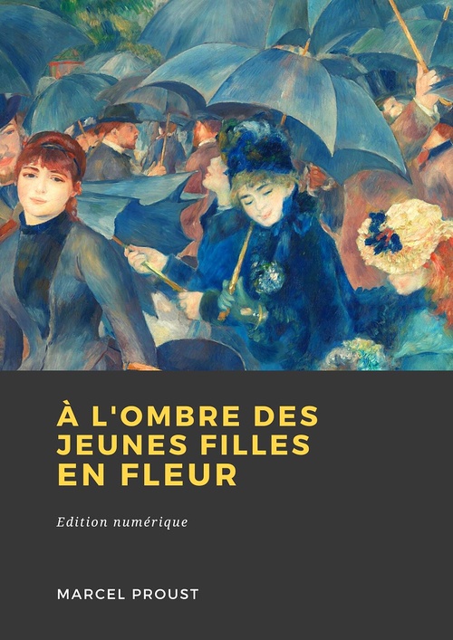 Couverture ebook de À l'ombre des jeunes filles en fleurs, de Marcel Proust