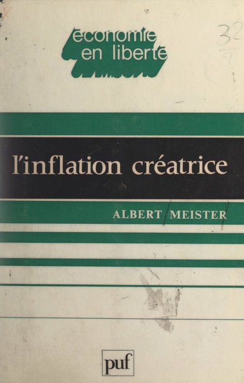 Couverture ebook de L'inflation créatrice, de Albert Meister
