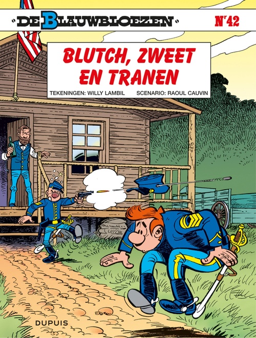 ebook cover of Blutch, zweet en tranen, by Raoul Cauvin, Willy Lambil