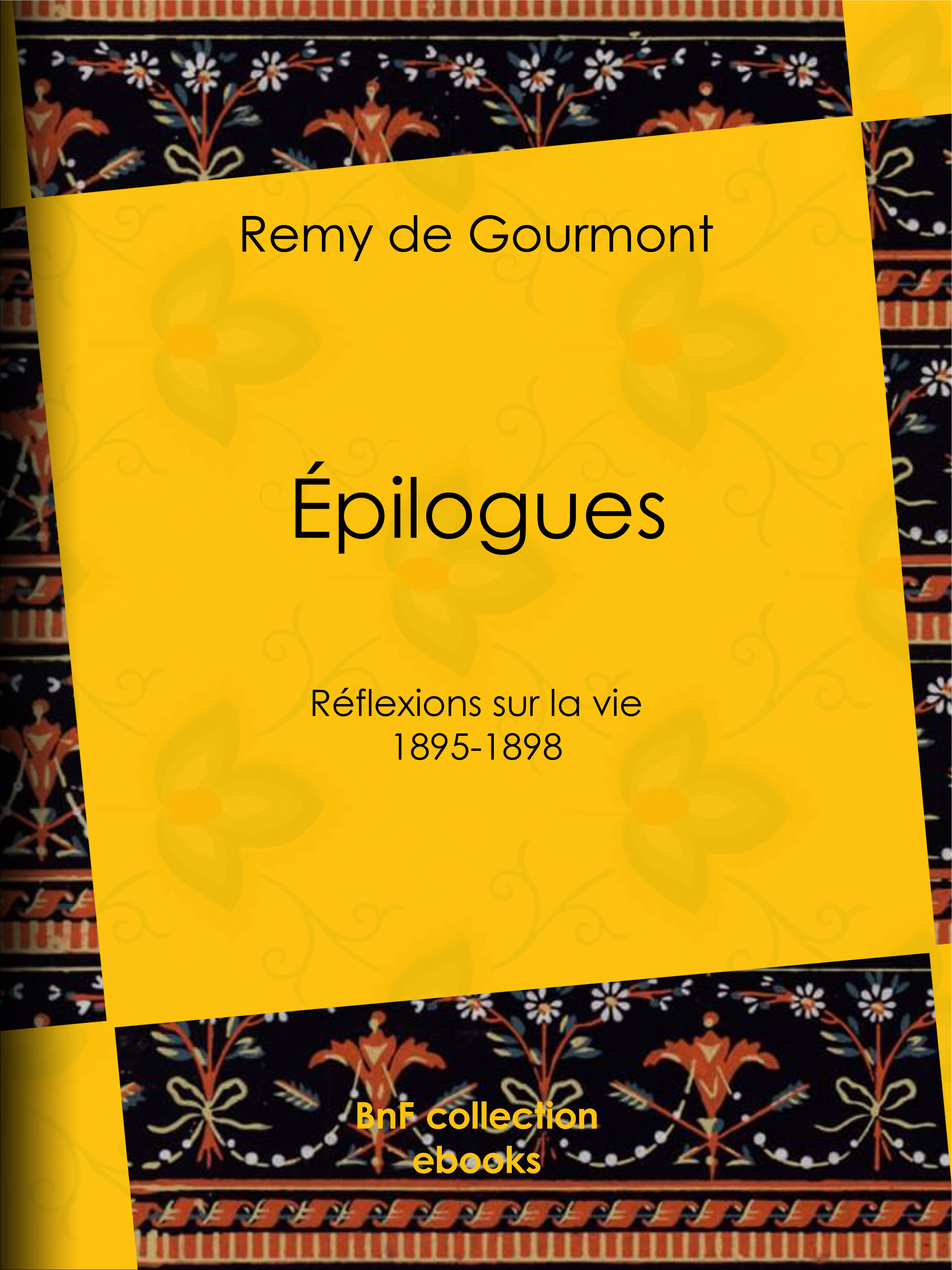 ebook cover of Épilogues, by Remy De Gourmont