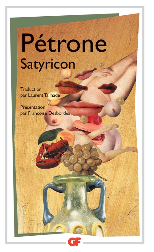 ebook cover of Satyricon, by Pétrone