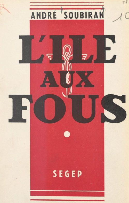 ebook cover of L'île aux fous, by Andre Soubiran