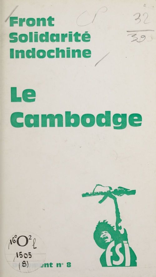 Couverture ebook de Le Cambodge, de Front Solidarite Indochine