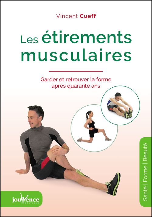 Couverture ebook de Les étirements musculaires, de Vincent Cueff