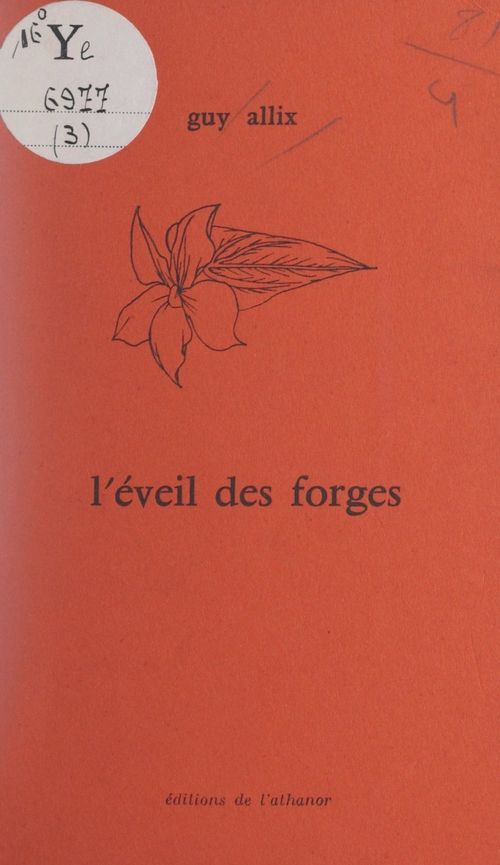 Couverture ebook de L'éveil des forges, de Guy Allix