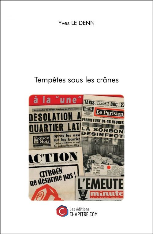 ebook cover of Tempêtes sous les crânes, by Yves Le denn