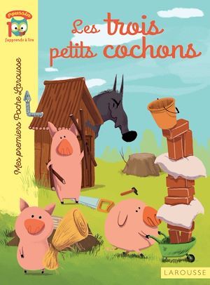 Couverture ebook de Les Trois Petits Cochons, de Camille Finateu
