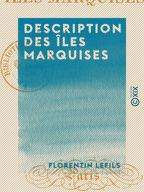 Couverture ebook de Description des îles Marquises, de Florentin Lefils