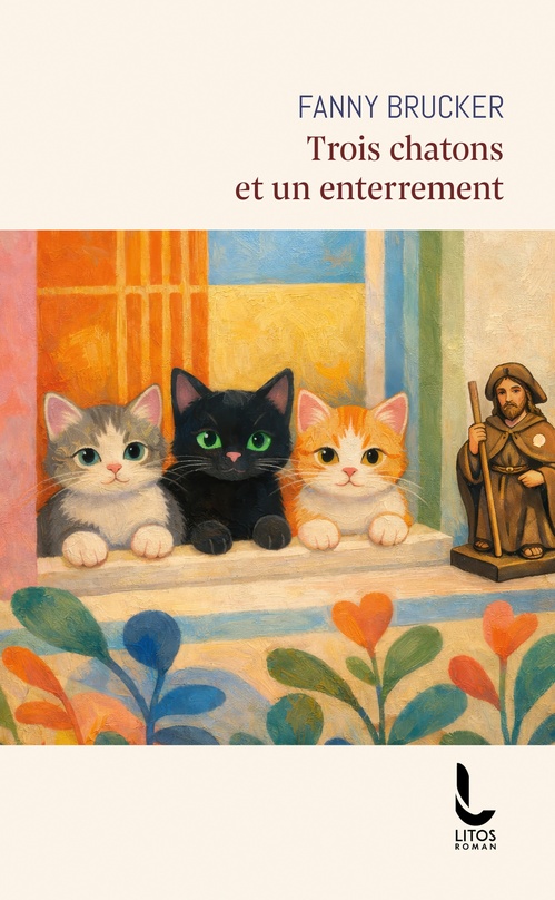 Couverture ebook de Trois chatons et un enterrement, de Fanny Brucker