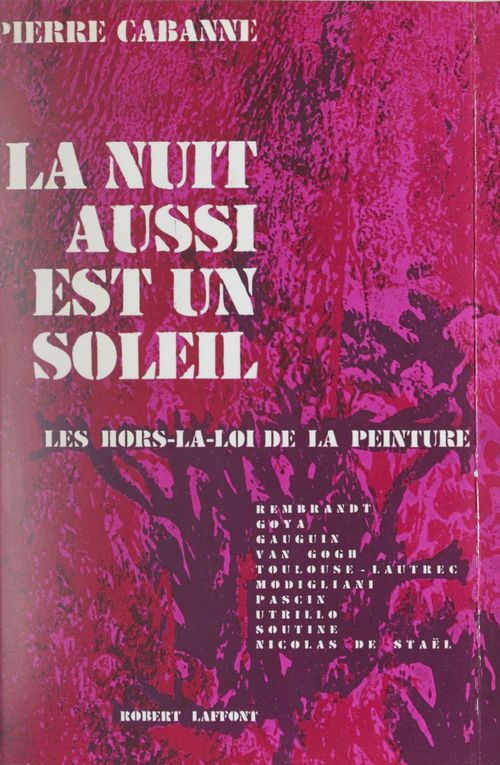 ebook cover of La nuit aussi est un soleil, by Pierre Cabanne