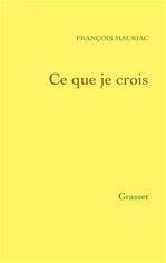 Couverture ebook de Ce que je crois, de André Maurois