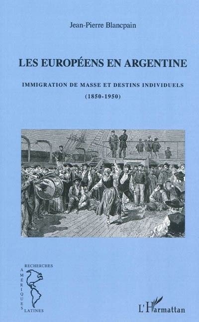 ebook cover of Les européens en Argentine, by Jean-pierre Blancpain