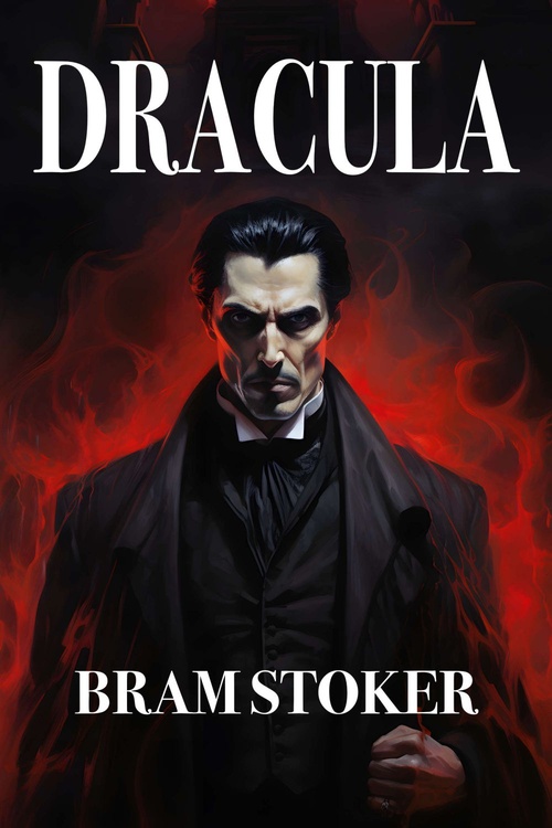 ebook cover of Dracula, by Bram Stoker