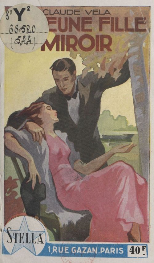 Couverture ebook de La jeune fille au miroir, de Claude Vela