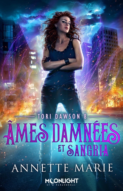 ebook cover of Âmes damnées et Sangria, by Annette Marie