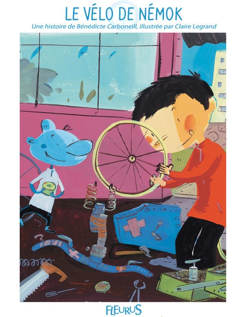 ebook cover of Le vélo de Némok, by Bénédicte Carboneill, Claire Legrand