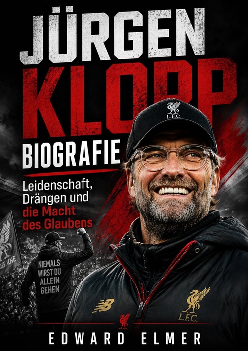 ebook cover of Jürgen Klopp Biografie, by Edward Elmer