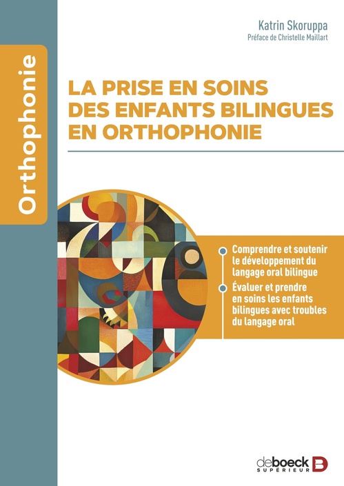 Couverture ebook de La prise en soins des enfants bilingues en orthophonie, de Katrin Skoruppa
