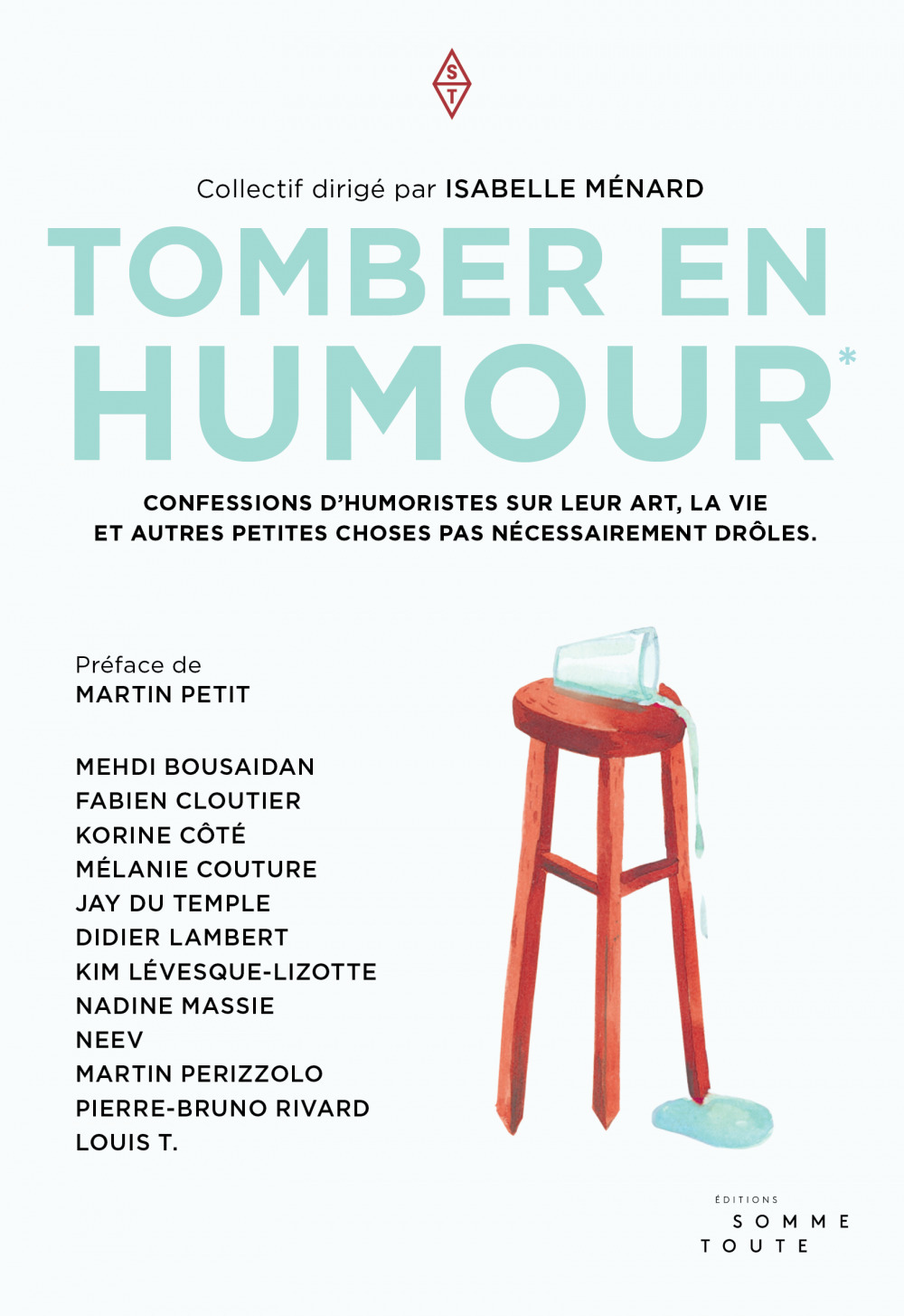 ebook cover of Tomber en humour, by Isabelle Menard