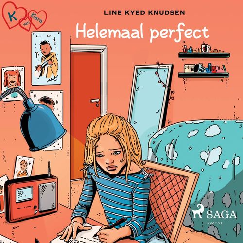 audiobook cover of K van Klara 16 - Helemaal perfect, by Line Kyed Knudsen