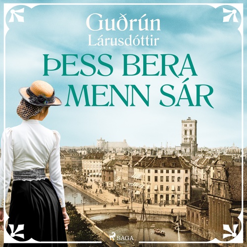 audiobook cover of Þess bera menn sár, by GuðRun Larusdottir