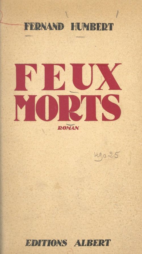 Couverture ebook de Feux morts, de Fernand Humbert