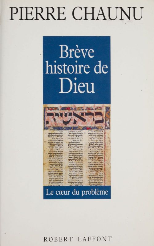Couverture ebook de Brève histoire de Dieu, de Pierre Chaunu