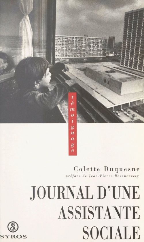 Couverture ebook de Journal d'une assistante sociale, de Colette Duquesne