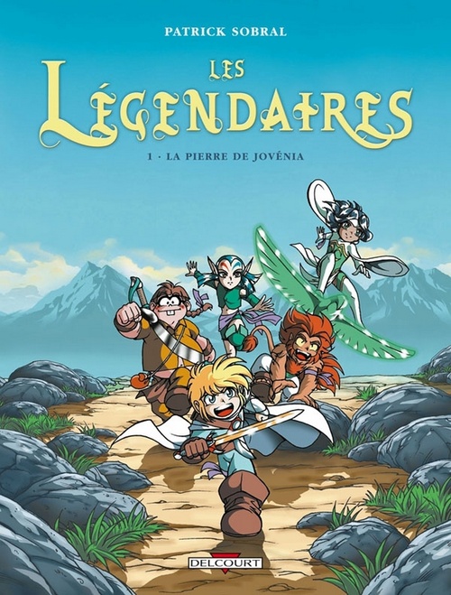 Couverture ebook de Les Légendaires T01 - La Pierre de Jovénia, de Patrick Sobral