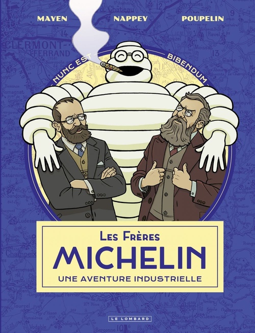 Couverture ebook de Les Frères Michelin, une aventure industrielle, de Cédric Mayen, Fabien Nappey