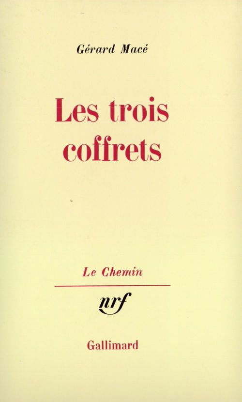 Couverture ebook de Les trois coffrets, de Gérard Macé