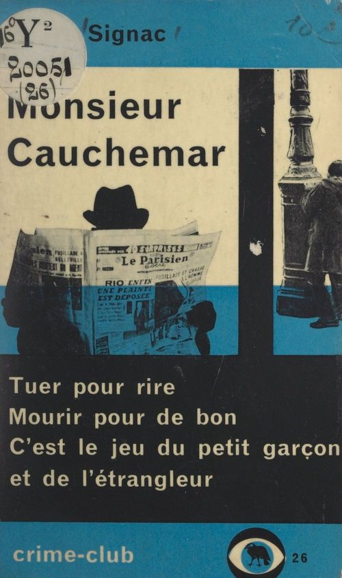 ebook cover of Monsieur Cauchemar, by Pierre Signac