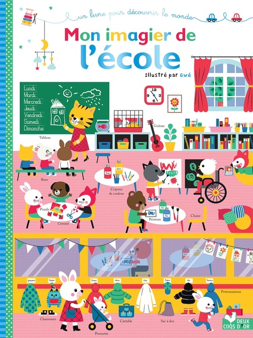 ebook cover of Mon imagier de l'école, by Gwé