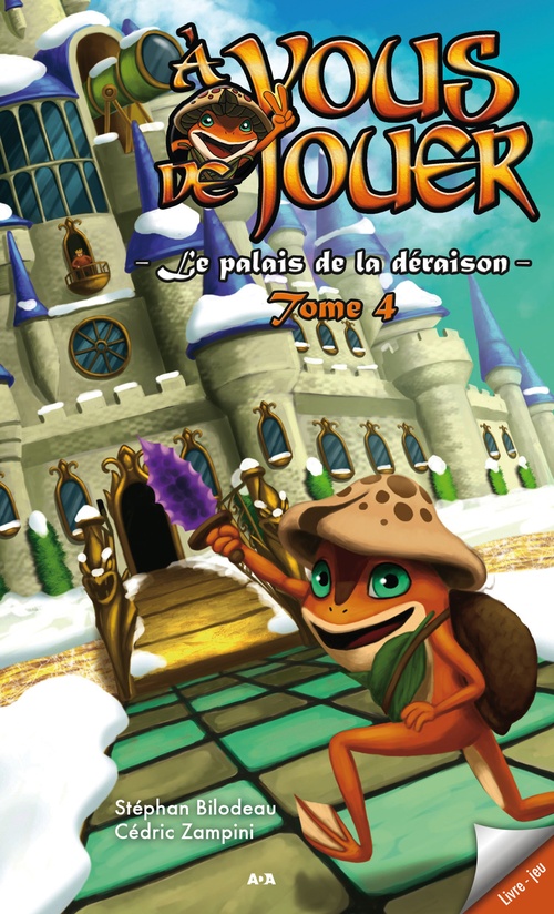 Couverture ebook de Le Palais de la déraison, de Cédric Zampini, Stéphan Bilodeau