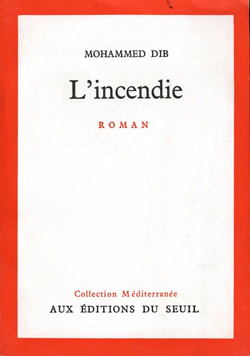 Couverture ebook de L'Incendie, de Mohammed Dib