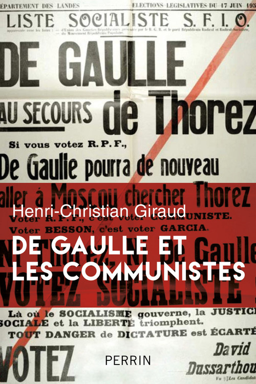ebook cover of De Gaulle et les communistes, by Henri-Christian Giraud